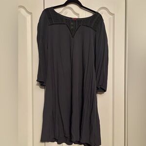 Dept Black Long Sleeve Boho Dress